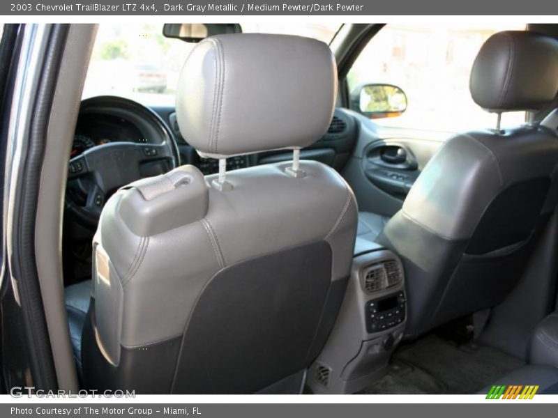 Dark Gray Metallic / Medium Pewter/Dark Pewter 2003 Chevrolet TrailBlazer LTZ 4x4