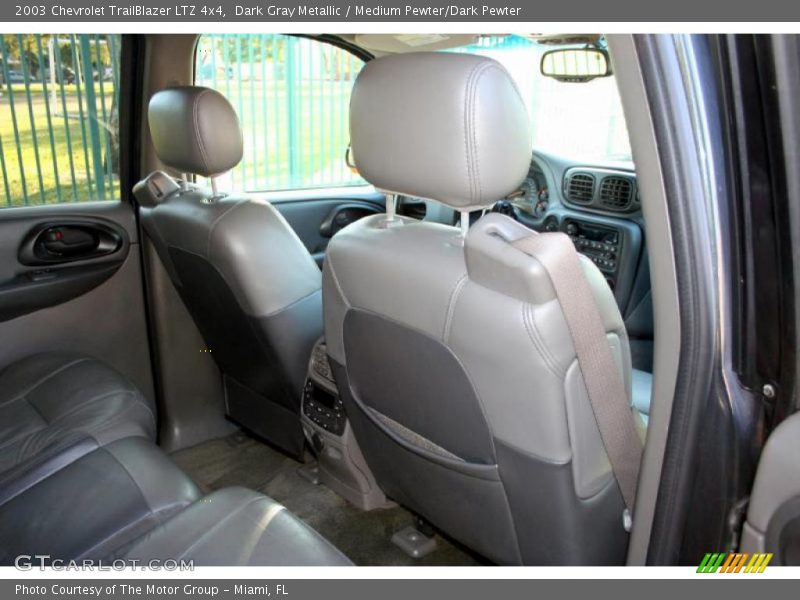 Dark Gray Metallic / Medium Pewter/Dark Pewter 2003 Chevrolet TrailBlazer LTZ 4x4