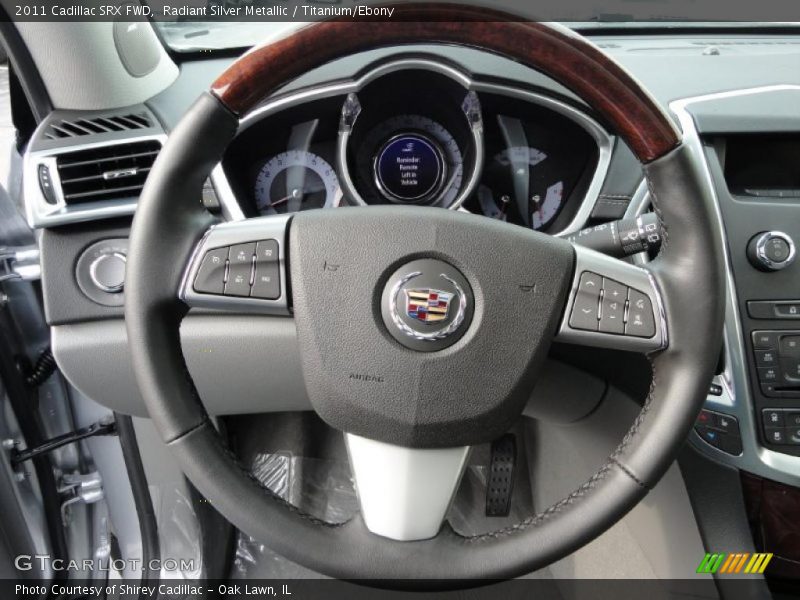 Radiant Silver Metallic / Titanium/Ebony 2011 Cadillac SRX FWD
