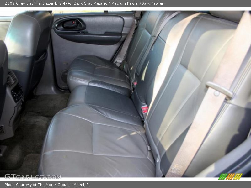 Dark Gray Metallic / Medium Pewter/Dark Pewter 2003 Chevrolet TrailBlazer LTZ 4x4