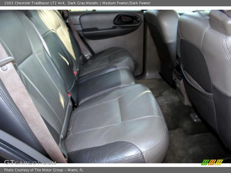 Dark Gray Metallic / Medium Pewter/Dark Pewter 2003 Chevrolet TrailBlazer LTZ 4x4