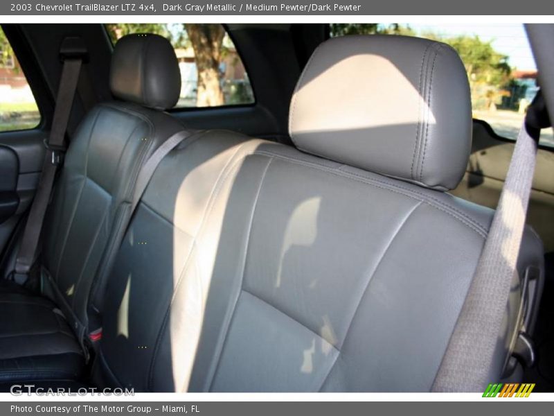 Dark Gray Metallic / Medium Pewter/Dark Pewter 2003 Chevrolet TrailBlazer LTZ 4x4