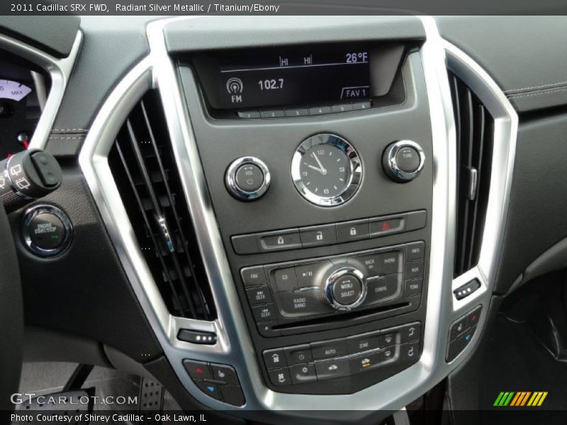 Radiant Silver Metallic / Titanium/Ebony 2011 Cadillac SRX FWD