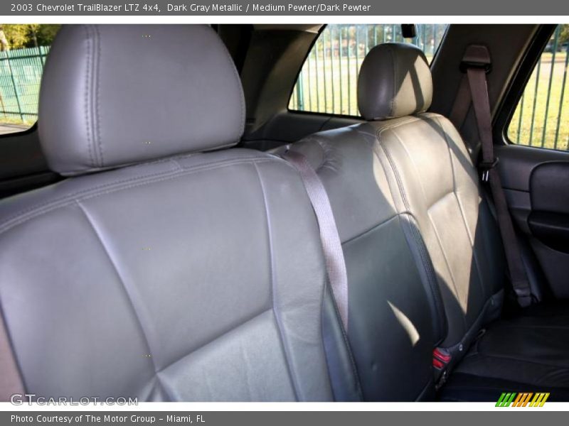 Dark Gray Metallic / Medium Pewter/Dark Pewter 2003 Chevrolet TrailBlazer LTZ 4x4