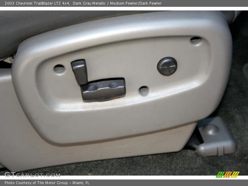 Dark Gray Metallic / Medium Pewter/Dark Pewter 2003 Chevrolet TrailBlazer LTZ 4x4
