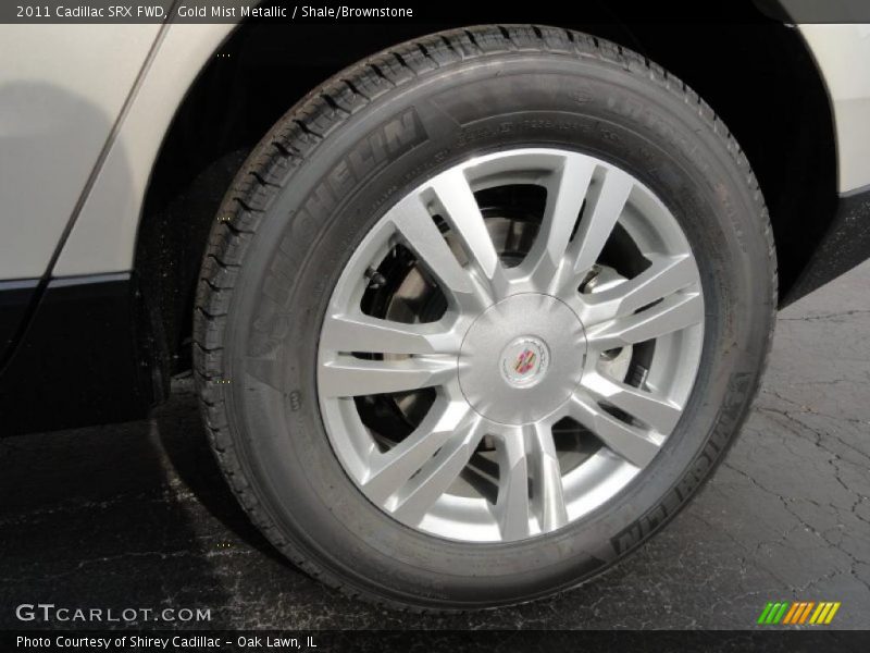 Gold Mist Metallic / Shale/Brownstone 2011 Cadillac SRX FWD