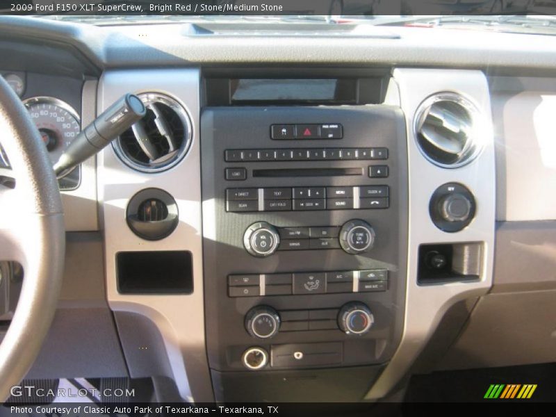 Bright Red / Stone/Medium Stone 2009 Ford F150 XLT SuperCrew