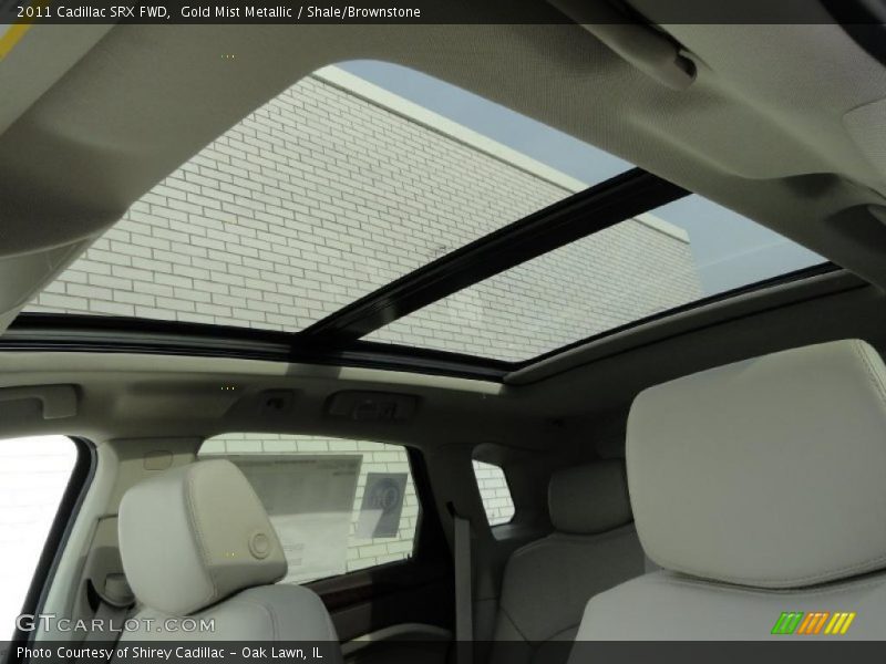 Gold Mist Metallic / Shale/Brownstone 2011 Cadillac SRX FWD