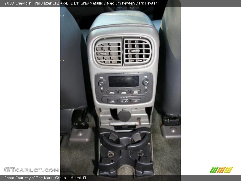 Dark Gray Metallic / Medium Pewter/Dark Pewter 2003 Chevrolet TrailBlazer LTZ 4x4