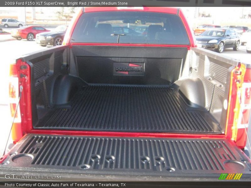 Bright Red / Stone/Medium Stone 2009 Ford F150 XLT SuperCrew