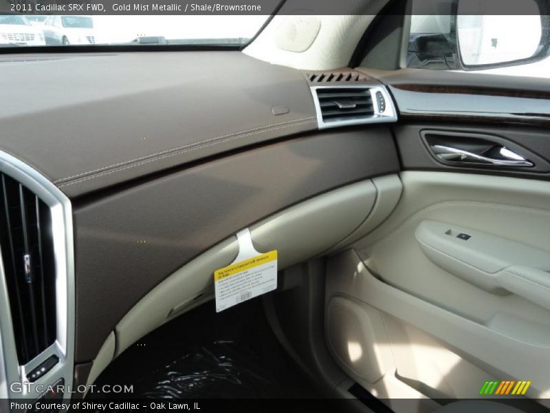 Gold Mist Metallic / Shale/Brownstone 2011 Cadillac SRX FWD