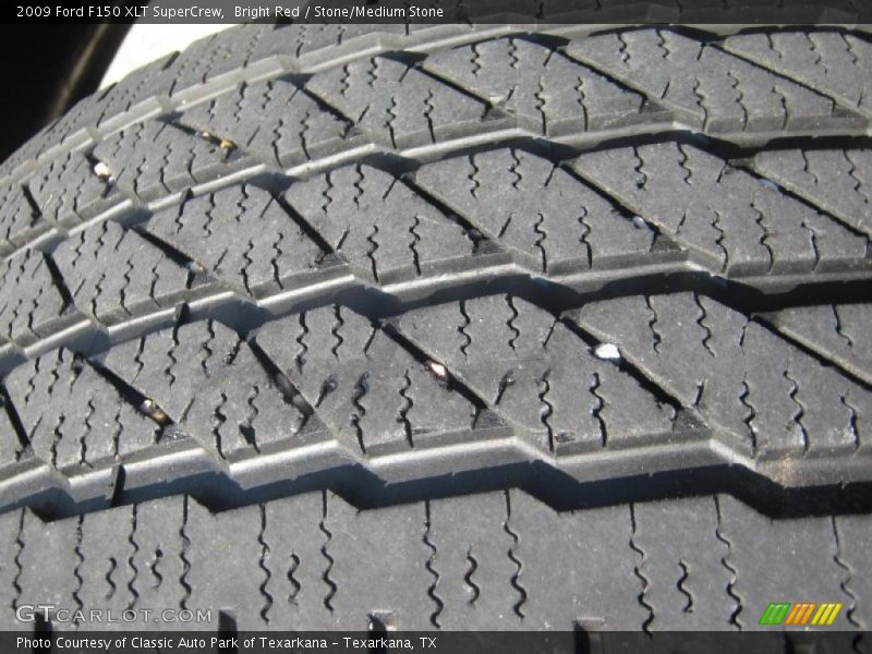 Bright Red / Stone/Medium Stone 2009 Ford F150 XLT SuperCrew