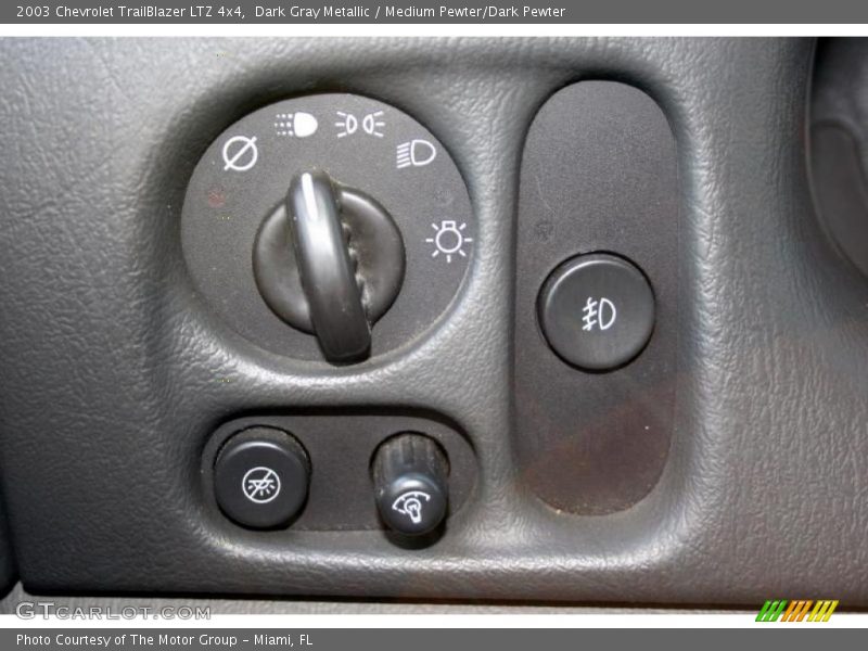 Dark Gray Metallic / Medium Pewter/Dark Pewter 2003 Chevrolet TrailBlazer LTZ 4x4