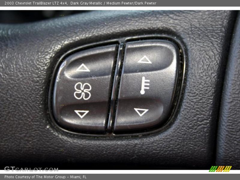 Dark Gray Metallic / Medium Pewter/Dark Pewter 2003 Chevrolet TrailBlazer LTZ 4x4