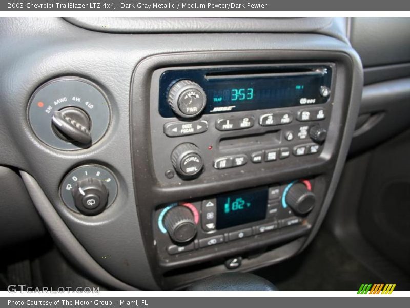Dark Gray Metallic / Medium Pewter/Dark Pewter 2003 Chevrolet TrailBlazer LTZ 4x4