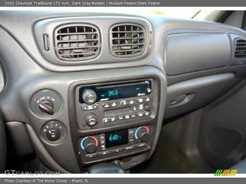 Dark Gray Metallic / Medium Pewter/Dark Pewter 2003 Chevrolet TrailBlazer LTZ 4x4