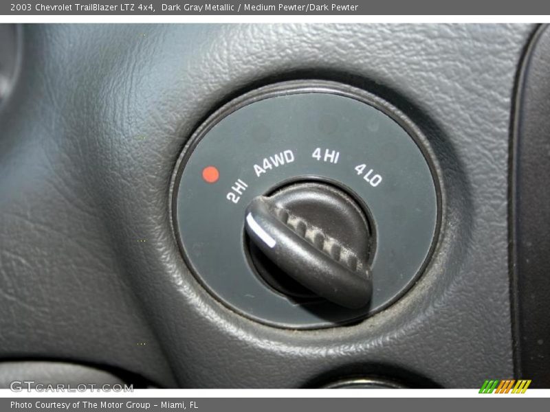 Dark Gray Metallic / Medium Pewter/Dark Pewter 2003 Chevrolet TrailBlazer LTZ 4x4