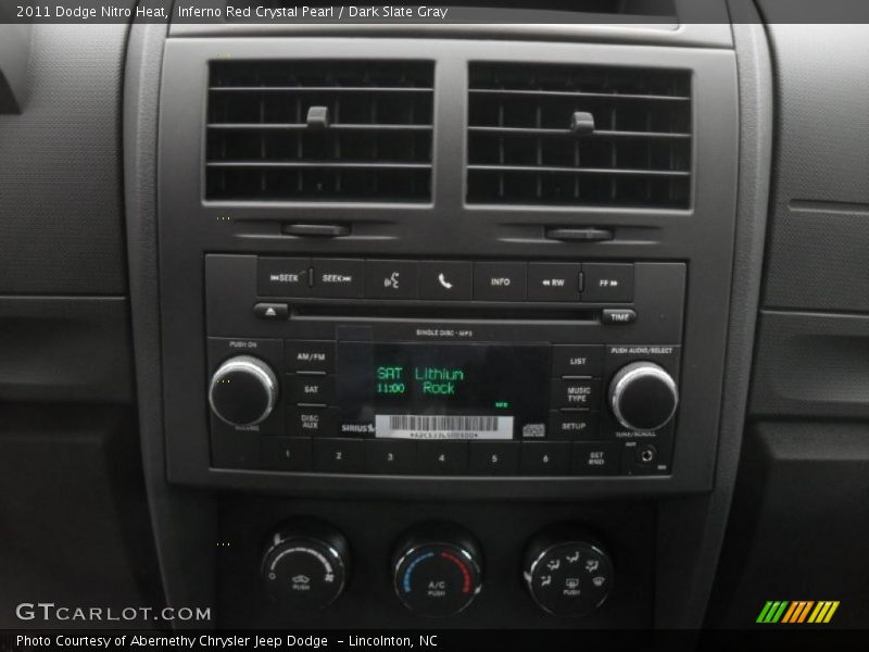 Controls of 2011 Nitro Heat