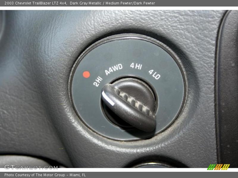 Dark Gray Metallic / Medium Pewter/Dark Pewter 2003 Chevrolet TrailBlazer LTZ 4x4