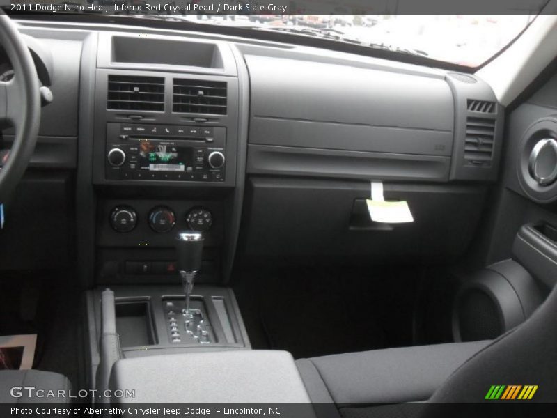 Inferno Red Crystal Pearl / Dark Slate Gray 2011 Dodge Nitro Heat