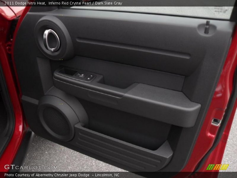 Inferno Red Crystal Pearl / Dark Slate Gray 2011 Dodge Nitro Heat