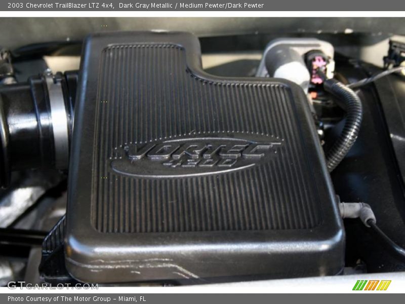 Dark Gray Metallic / Medium Pewter/Dark Pewter 2003 Chevrolet TrailBlazer LTZ 4x4