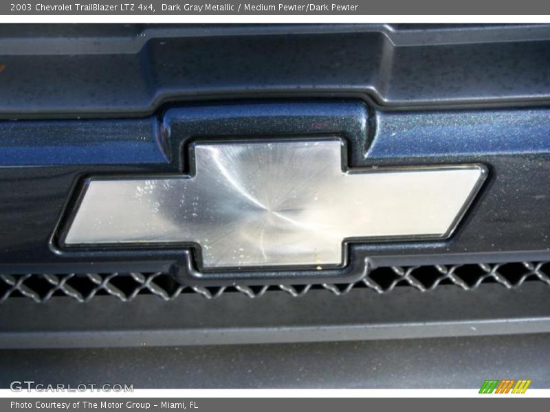 Dark Gray Metallic / Medium Pewter/Dark Pewter 2003 Chevrolet TrailBlazer LTZ 4x4