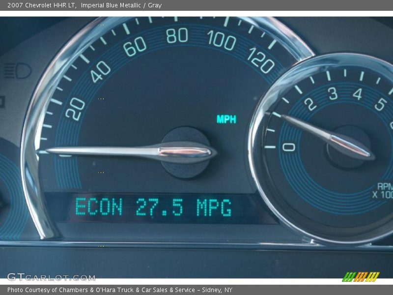 Imperial Blue Metallic / Gray 2007 Chevrolet HHR LT