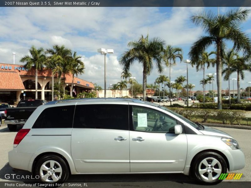 Silver Mist Metallic / Gray 2007 Nissan Quest 3.5 S