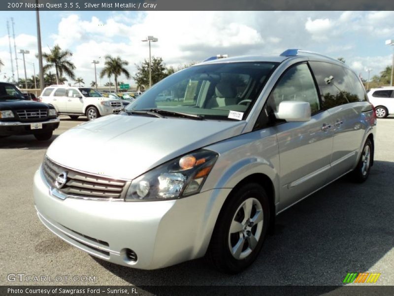 Silver Mist Metallic / Gray 2007 Nissan Quest 3.5 S