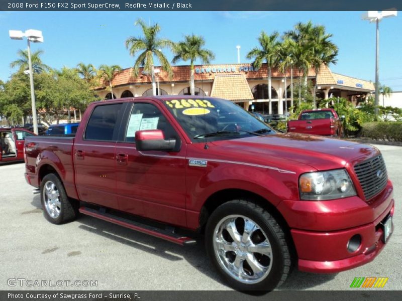 Redfire Metallic / Black 2008 Ford F150 FX2 Sport SuperCrew