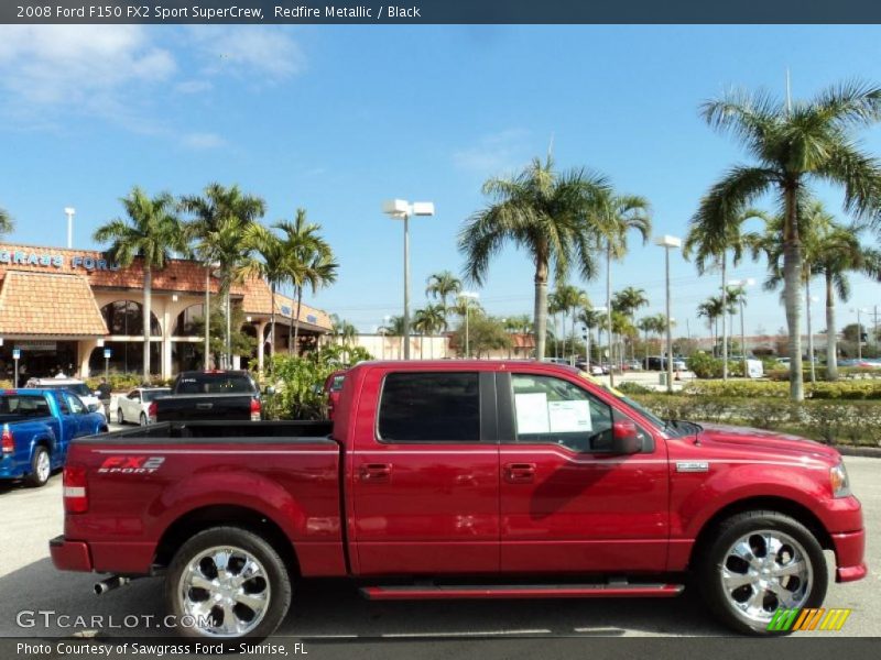 Redfire Metallic / Black 2008 Ford F150 FX2 Sport SuperCrew