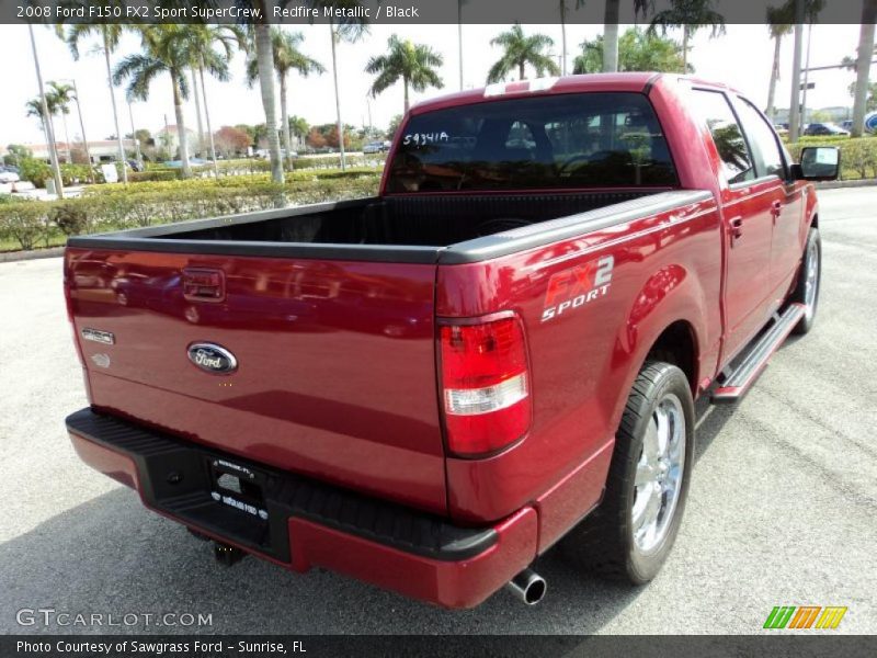 Redfire Metallic / Black 2008 Ford F150 FX2 Sport SuperCrew