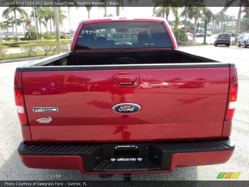 Redfire Metallic / Black 2008 Ford F150 FX2 Sport SuperCrew