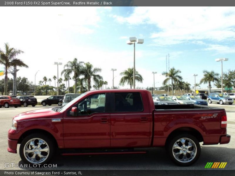 Redfire Metallic / Black 2008 Ford F150 FX2 Sport SuperCrew