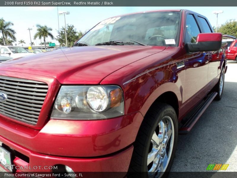 Redfire Metallic / Black 2008 Ford F150 FX2 Sport SuperCrew