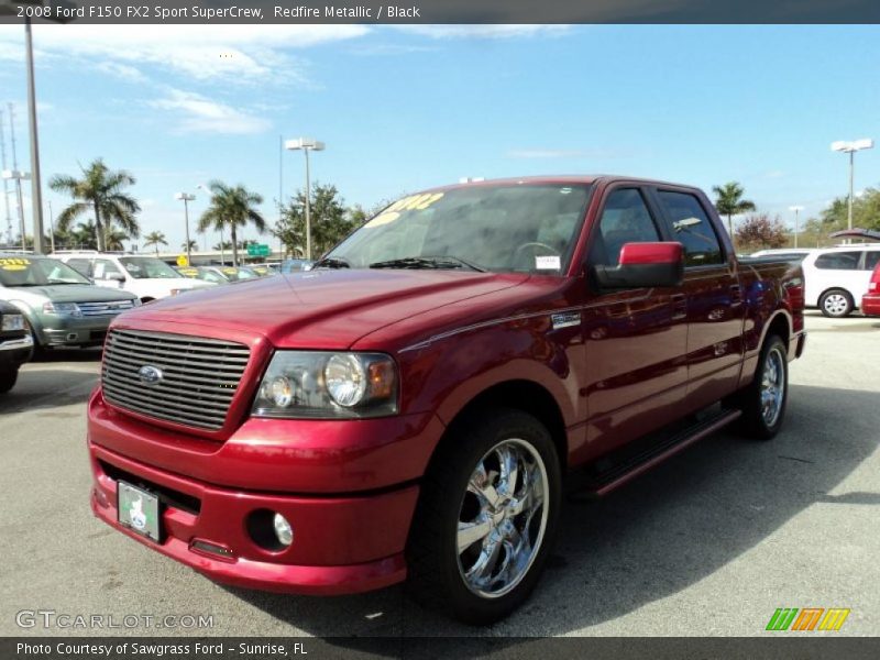 Redfire Metallic / Black 2008 Ford F150 FX2 Sport SuperCrew