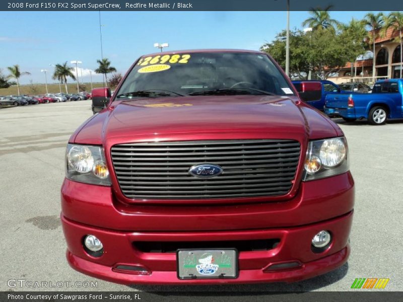 Redfire Metallic / Black 2008 Ford F150 FX2 Sport SuperCrew