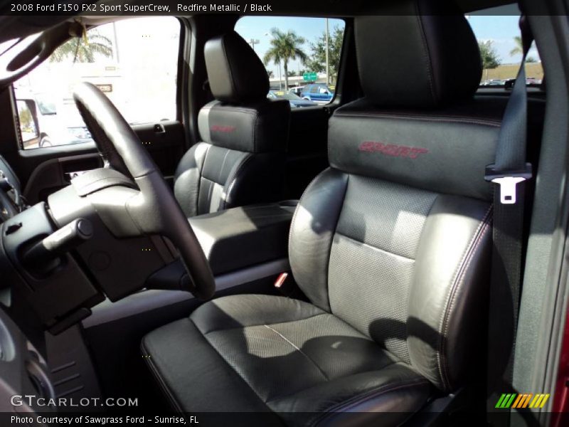 Redfire Metallic / Black 2008 Ford F150 FX2 Sport SuperCrew