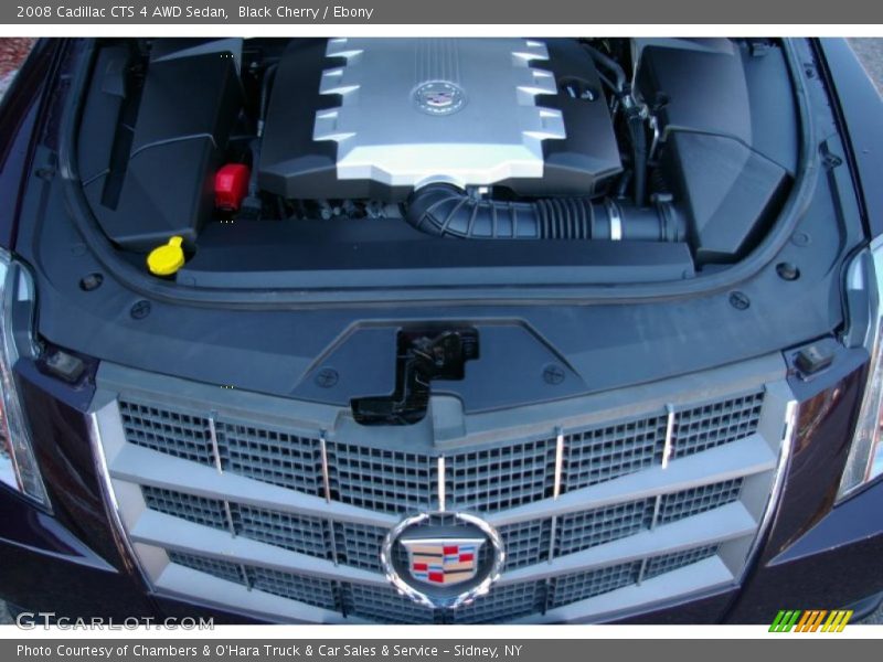Black Cherry / Ebony 2008 Cadillac CTS 4 AWD Sedan