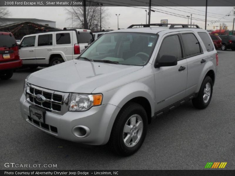 Silver Metallic / Stone 2008 Ford Escape XLS