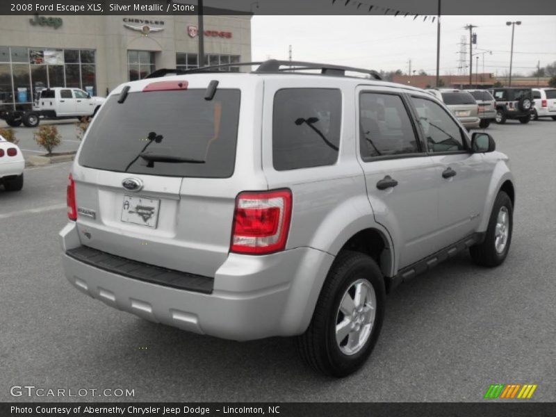 Silver Metallic / Stone 2008 Ford Escape XLS