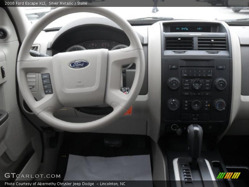 Silver Metallic / Stone 2008 Ford Escape XLS