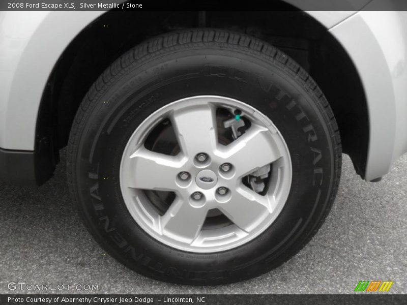 Silver Metallic / Stone 2008 Ford Escape XLS