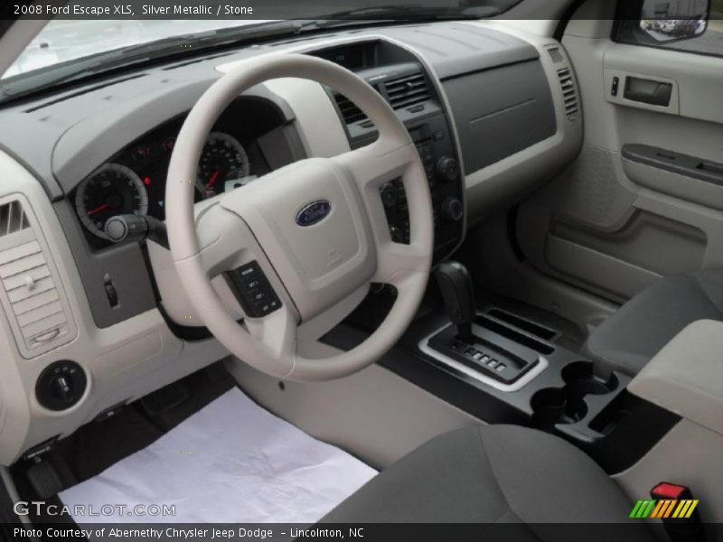 Silver Metallic / Stone 2008 Ford Escape XLS