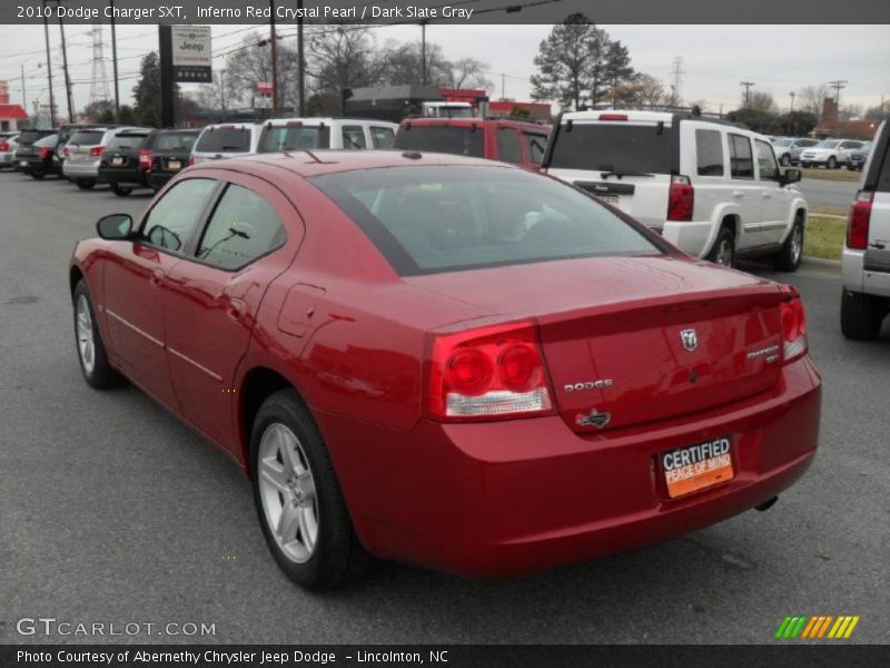 Inferno Red Crystal Pearl / Dark Slate Gray 2010 Dodge Charger SXT