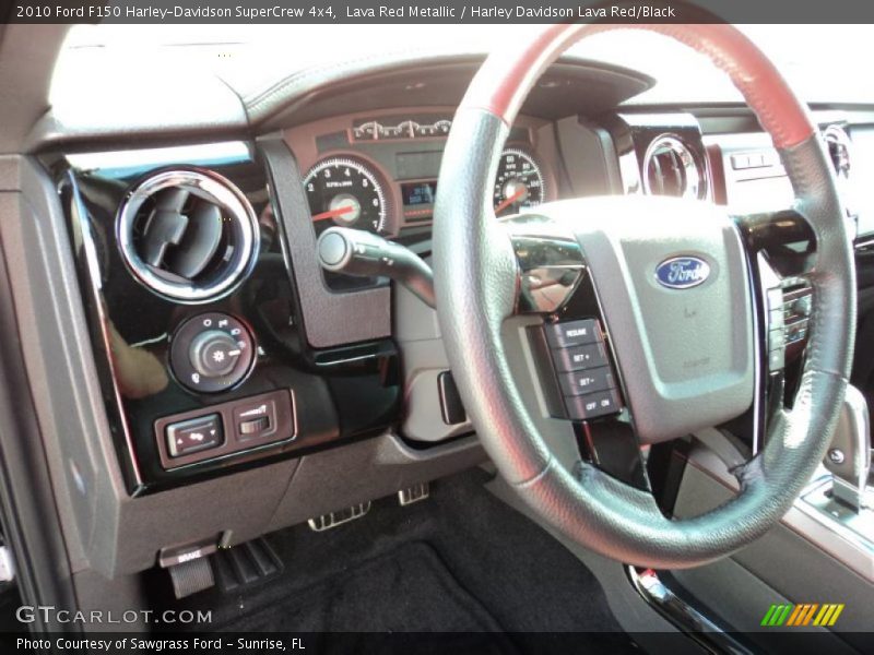 Lava Red Metallic / Harley Davidson Lava Red/Black 2010 Ford F150 Harley-Davidson SuperCrew 4x4