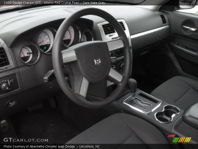 Inferno Red Crystal Pearl / Dark Slate Gray 2010 Dodge Charger SXT