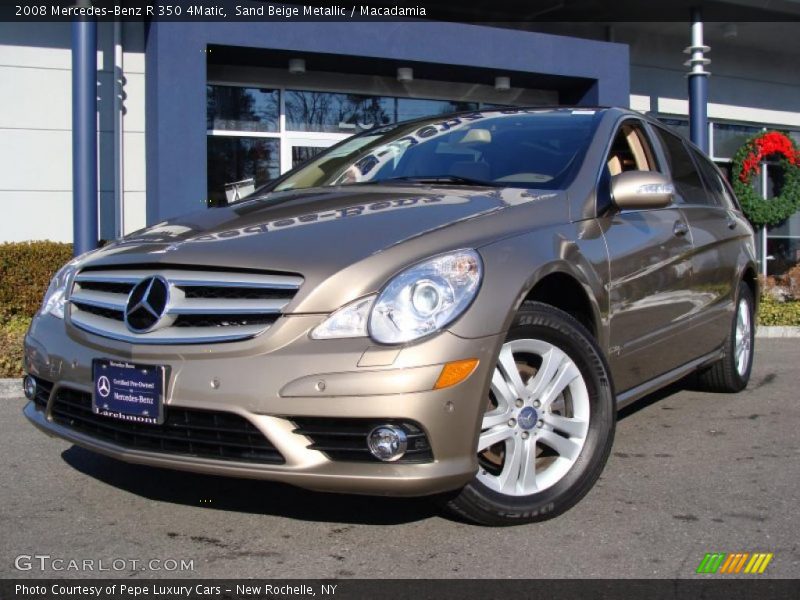 Sand Beige Metallic / Macadamia 2008 Mercedes-Benz R 350 4Matic
