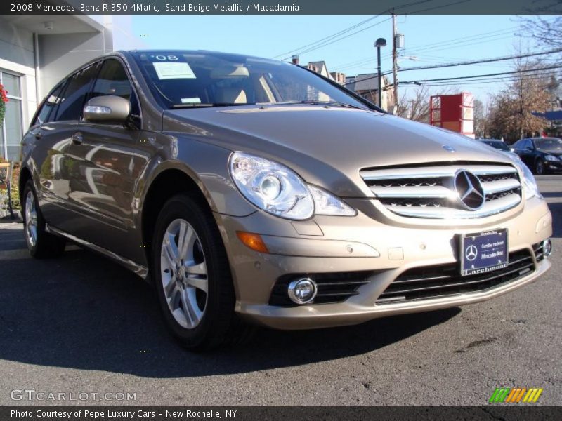 Sand Beige Metallic / Macadamia 2008 Mercedes-Benz R 350 4Matic